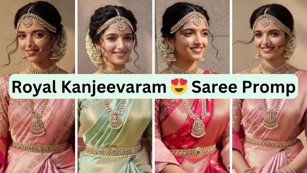 Kanjeevaram Saree Photo Prompts