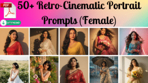 Retro-Cinematic Female Portrait Prompts